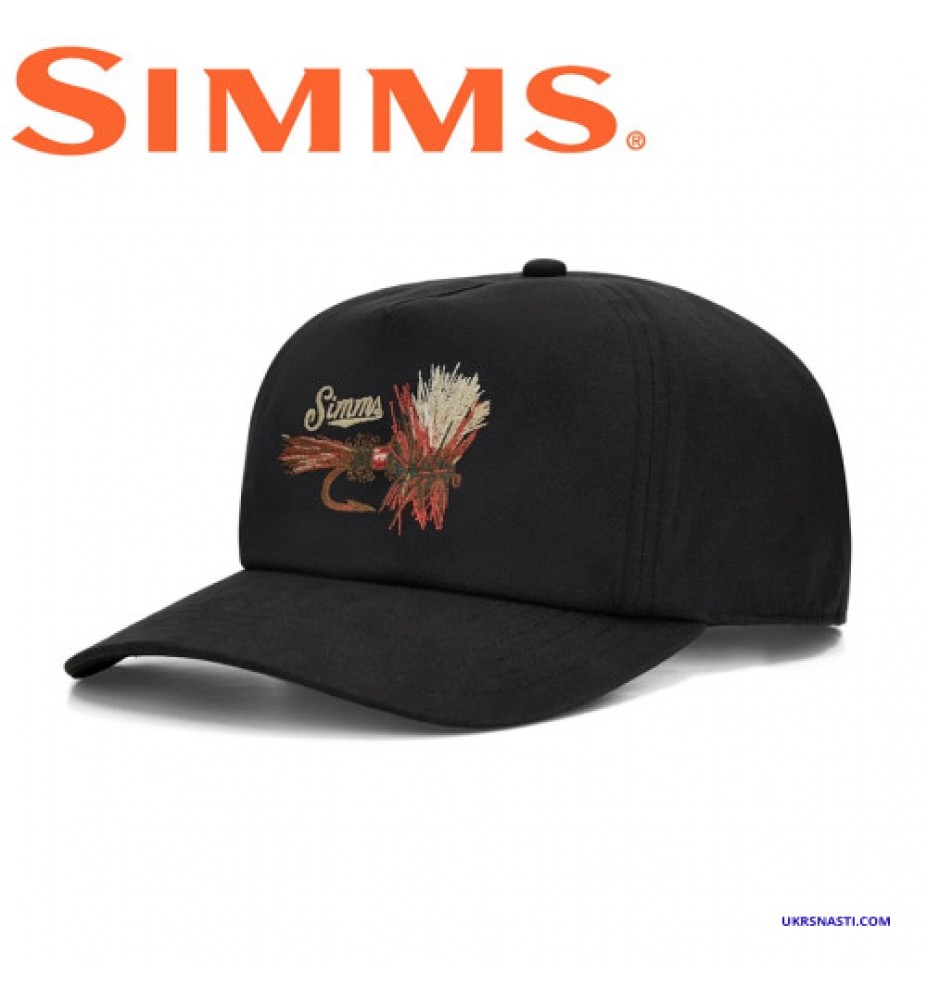 Simms Double Haul Cap Black Royal Wulff 