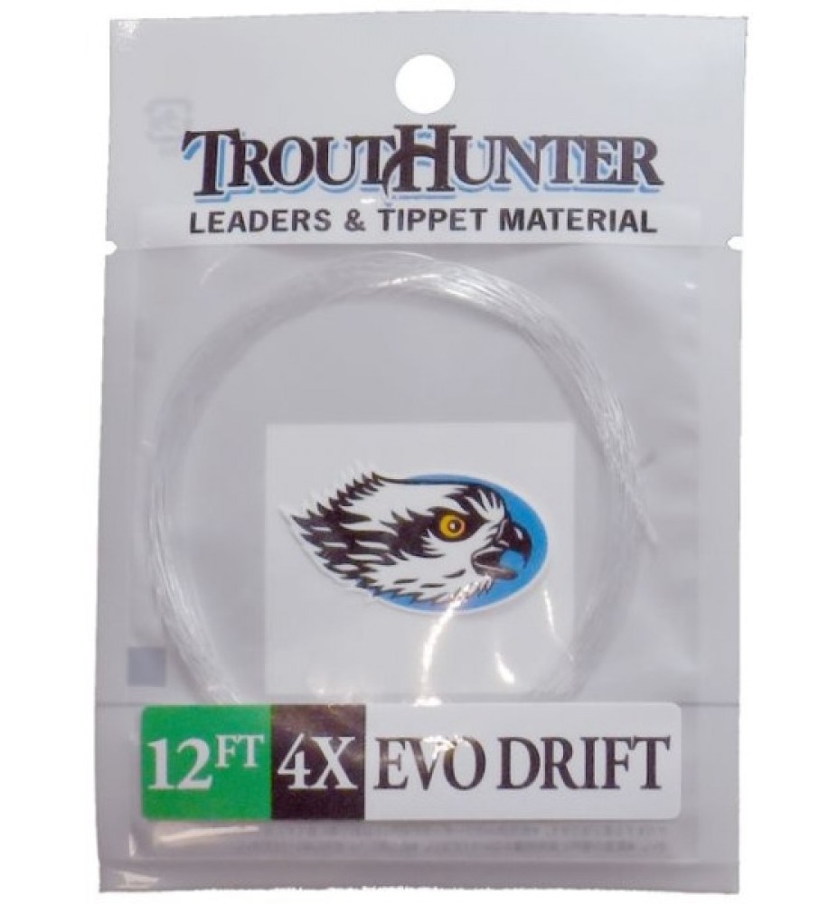 Trout Hunter EVO Drift Tapered Leader 12ft