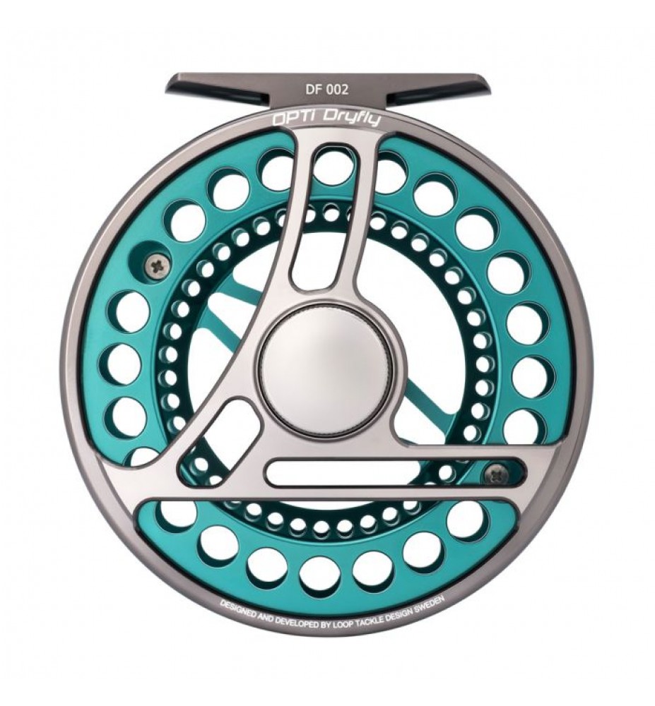 Loop Opti Dry Fly Reel Limited Edition Aurora Turquoise 