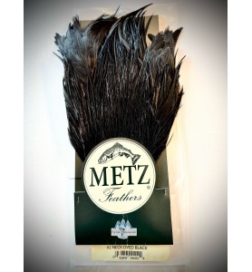 Metz Collo di Gallo #2 Dyed Black Metz Collo di Gallo #2 Dyed Black