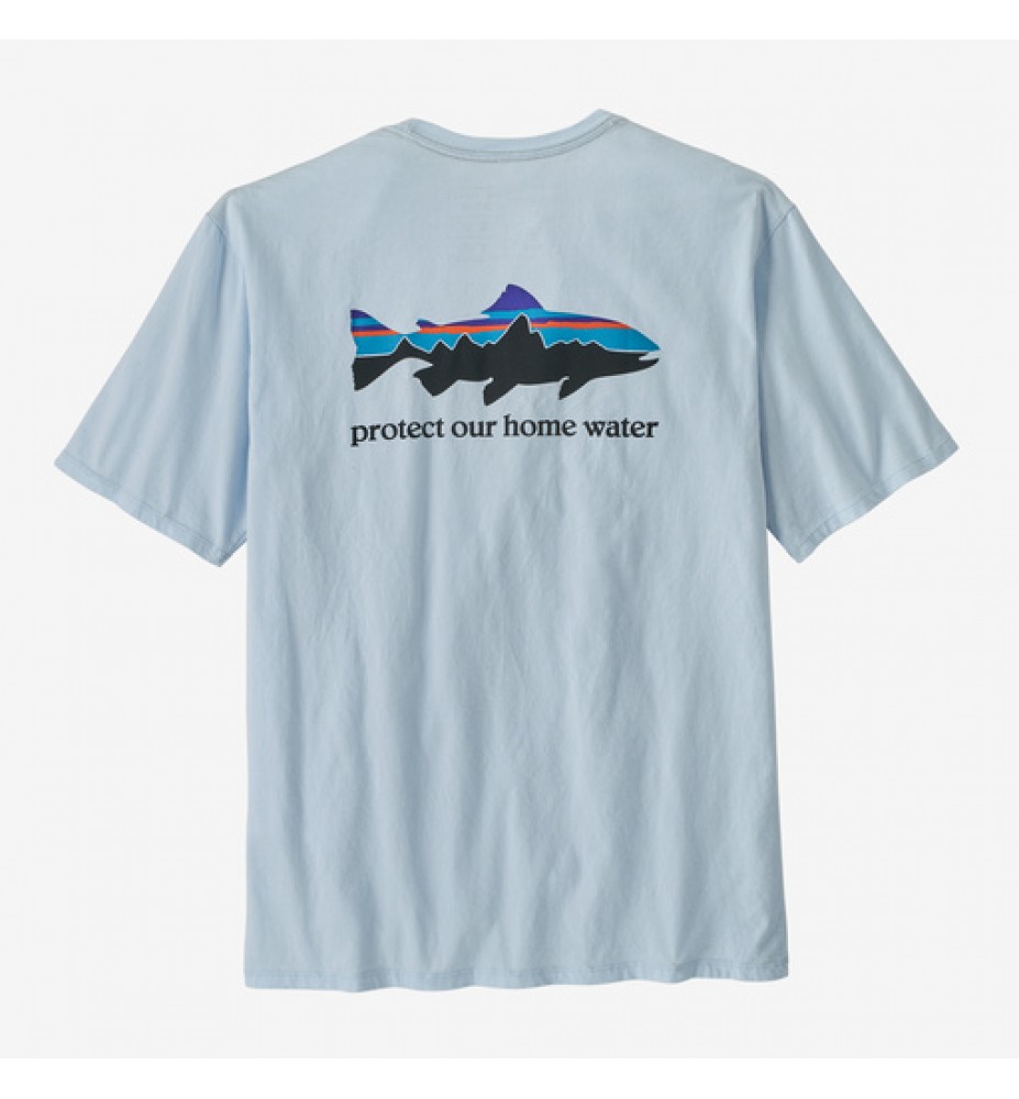 Men's Home Water Trout Organic T-Shirt CHLE 