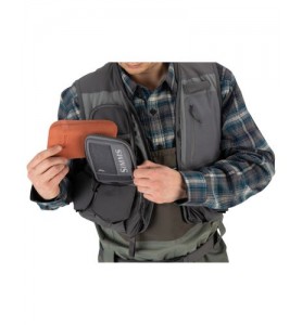 Simms Freestone Vest Pewter