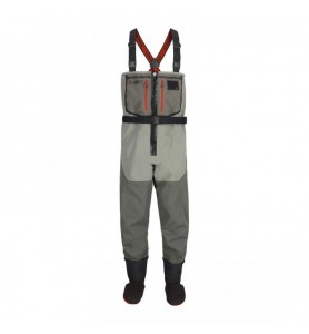Simms Freestone Z Stockingfoot TIZIP Waders, smoke