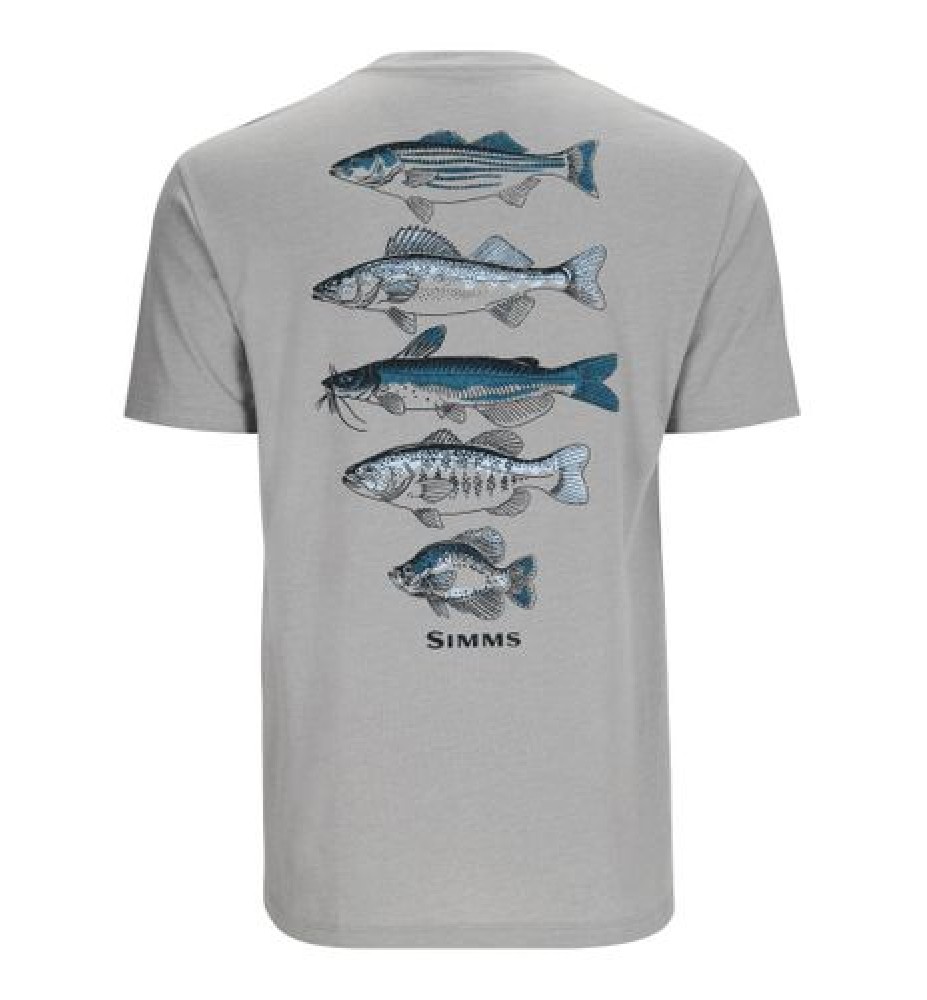 Simms Species T-Shirt, cinder heather
