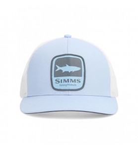 Simms Double Haul Icon Trucker Tarpon Steel Blue