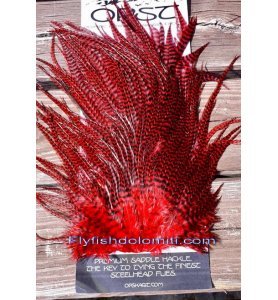 OPST Grizzly Red Hackle Saddle 